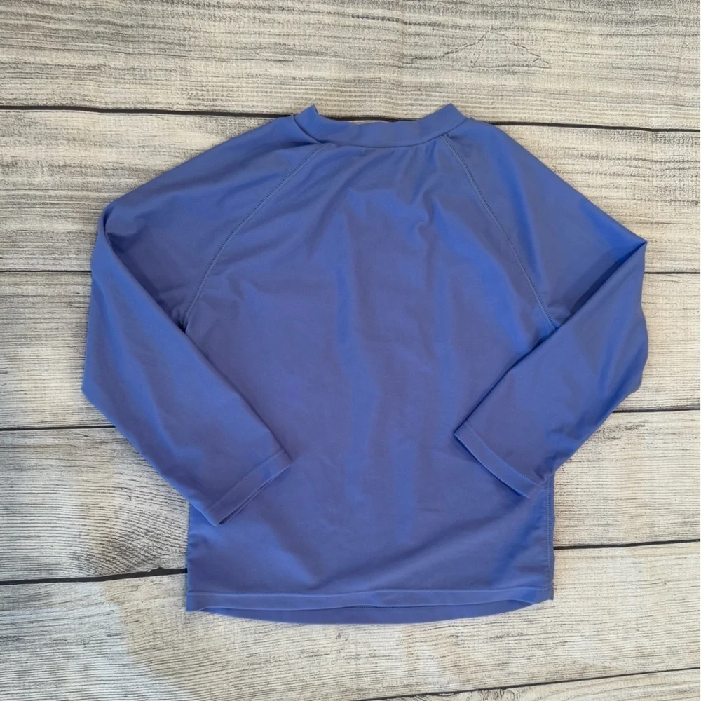 GAP Blue and Yellow Rashguard Swim Top/girls size M (8-9 yrs)